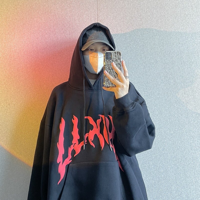 Relaxed Long Sleeve Men’s Hoodie