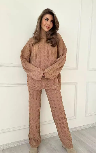 Slim Sweater & Straight Leg Pant Set