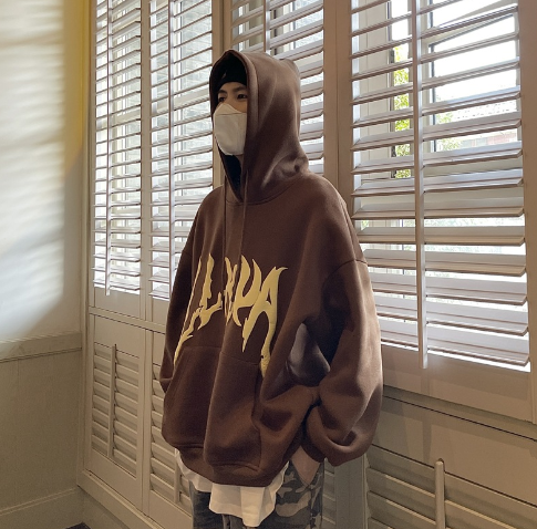 Relaxed Long Sleeve Men’s Hoodie