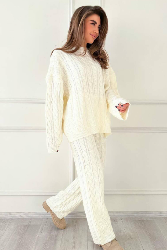 Slim Sweater & Straight Leg Pant Set