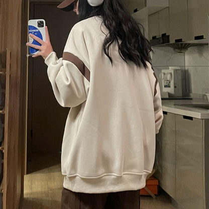 Chic Velvet Loose Sweater - Vintage Women's Wear