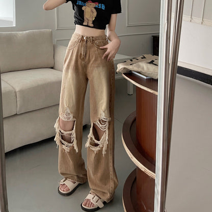 Chic Retro Straight Pants