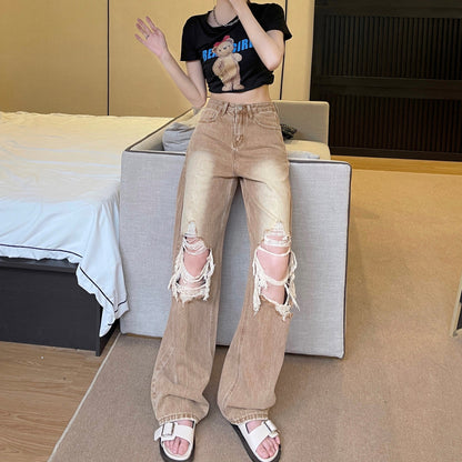 Chic Retro Straight Pants