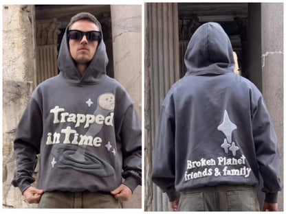 Bubble Art Style Graphic Hoodie