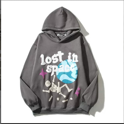 Bubble Art Style Graphic Hoodie