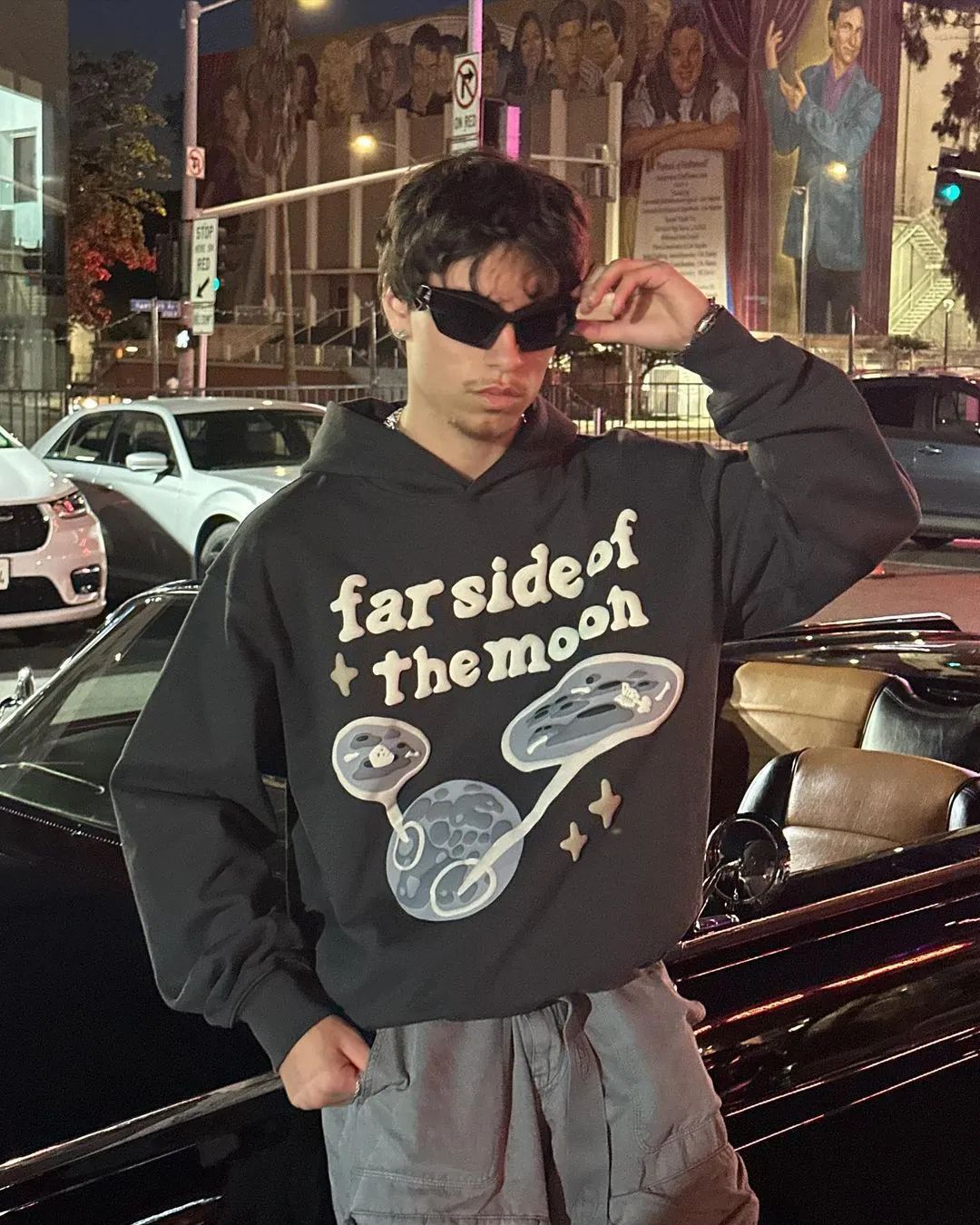 Bubble Art Style Graphic Hoodie