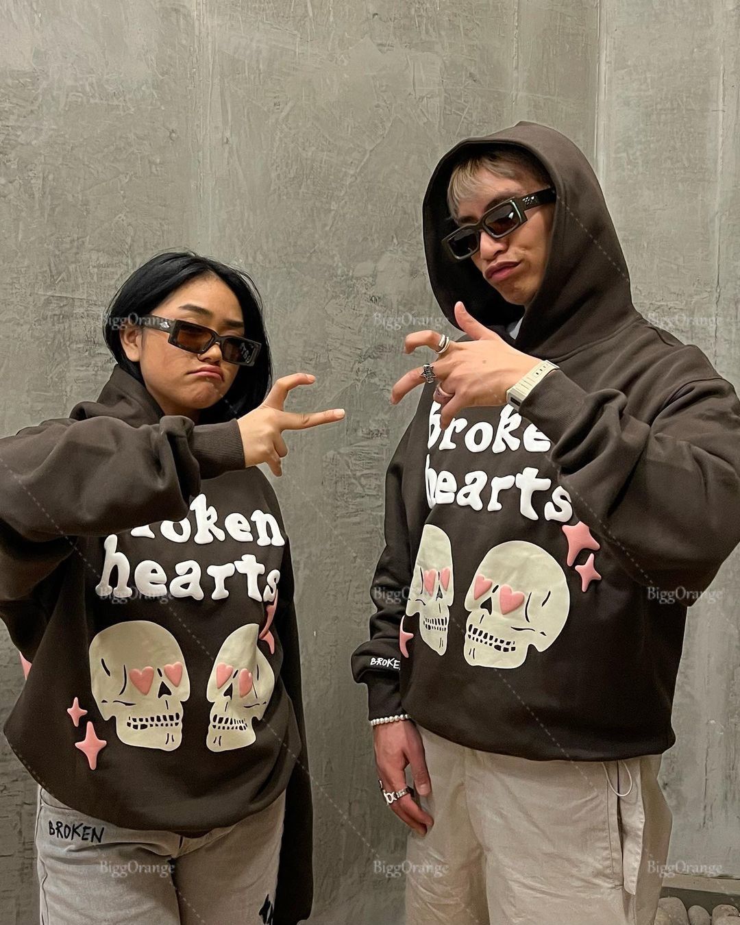 Bubble Art Style Graphic Hoodie