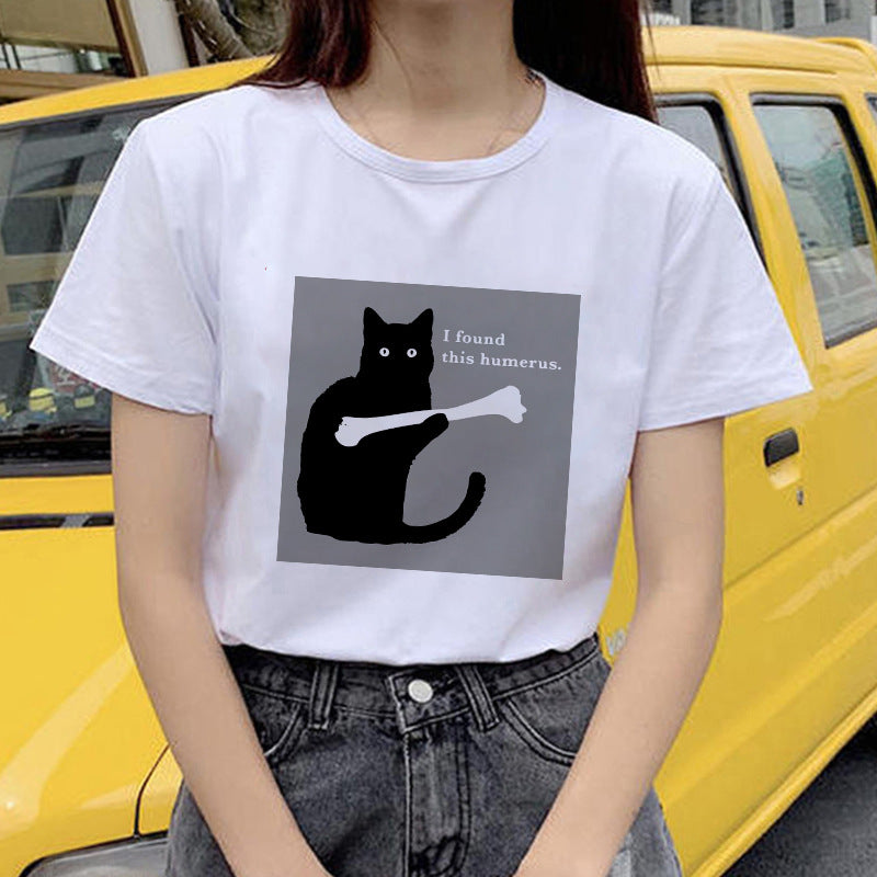 Cat Graphic T-shirt