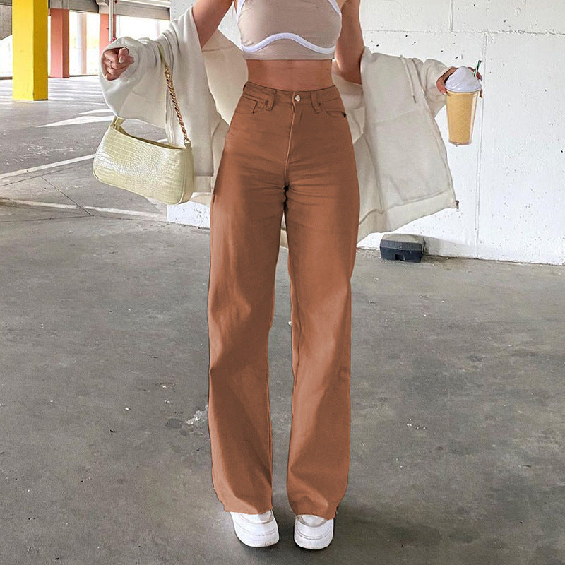 Wide Leg Slim Fit Jeans