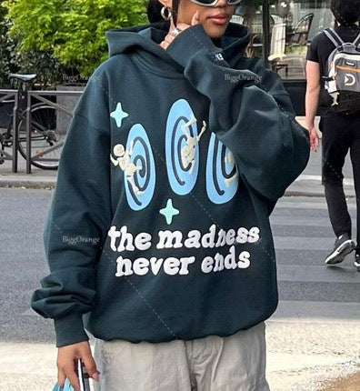 Bubble Art Style Graphic Hoodie