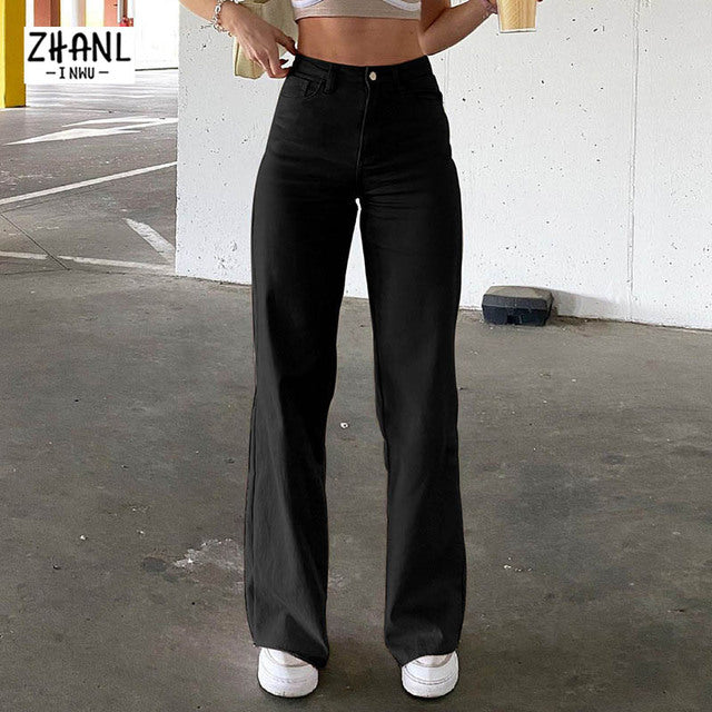 Wide Leg Slim Fit Jeans