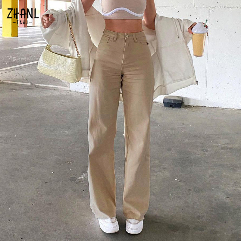 Wide Leg Slim Fit Jeans
