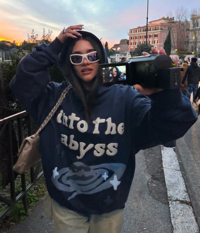 Bubble Art Style Graphic Hoodie