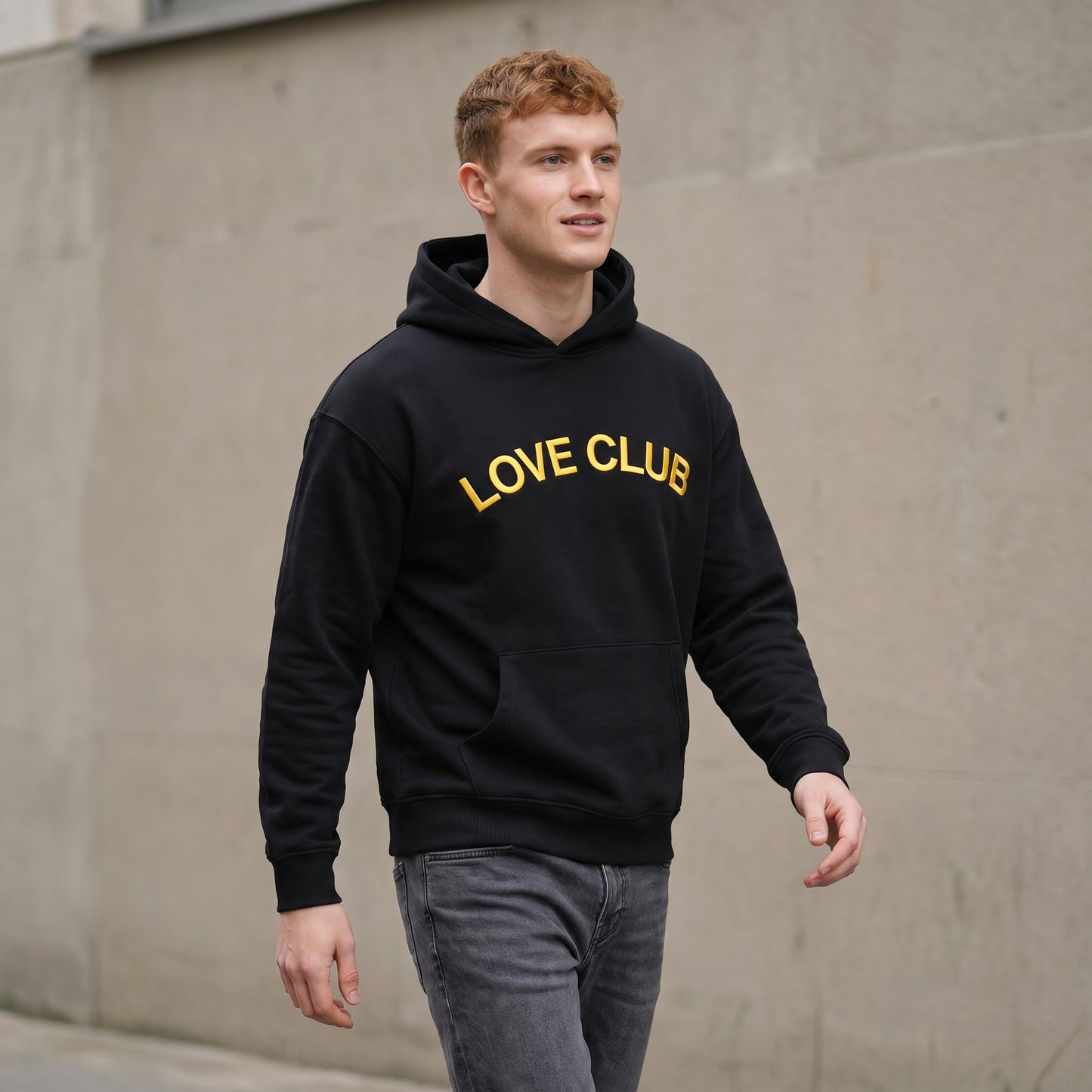 Love Club Pullover Hoodie — lifestyle outdoor