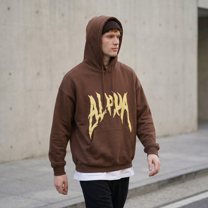 Relaxed Long Sleeve Hoodie — lifestyle outdoor