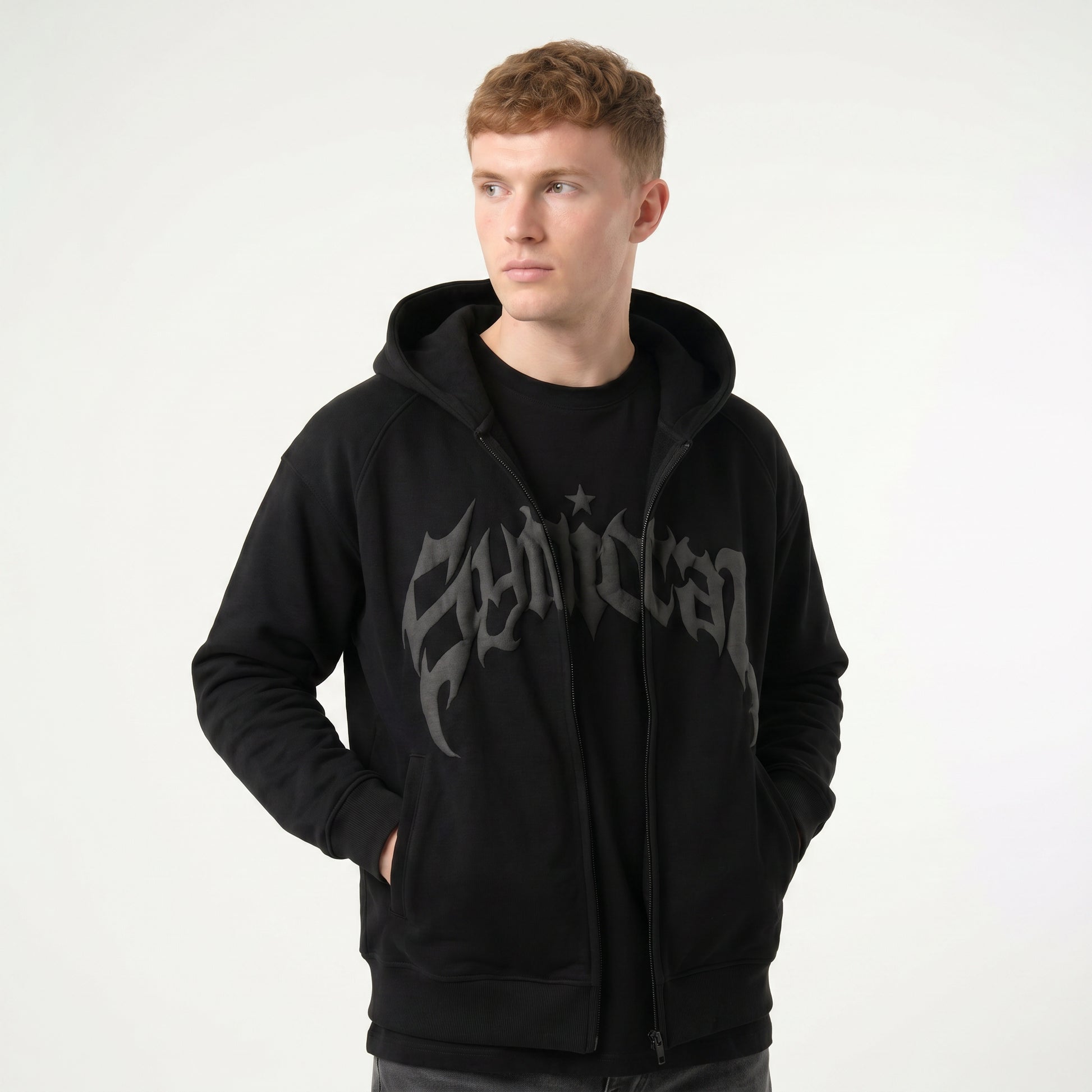 Vintage Gothic Synical Hoodie — studio hero